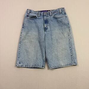 Vintage Levis Silver Tab Baggy Jean Shorts Mens 34 Blue 14" Inseam Jorts USA 90s